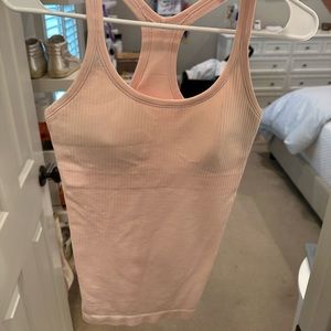 lululemon ebb to street tank strawberry milkshake !! worn only once